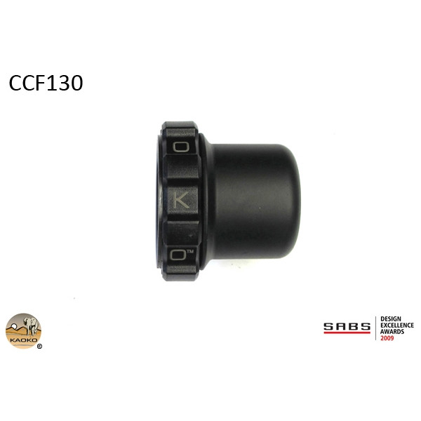 Kaoko Kaoko Throttle Stabilizer for BMW K1600GT, K1600GTL (2012-); models with black bar end weights